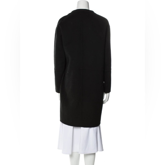 Rag & Bone Black Wool Pea Coat, Size 6 - Picture 3 of 10